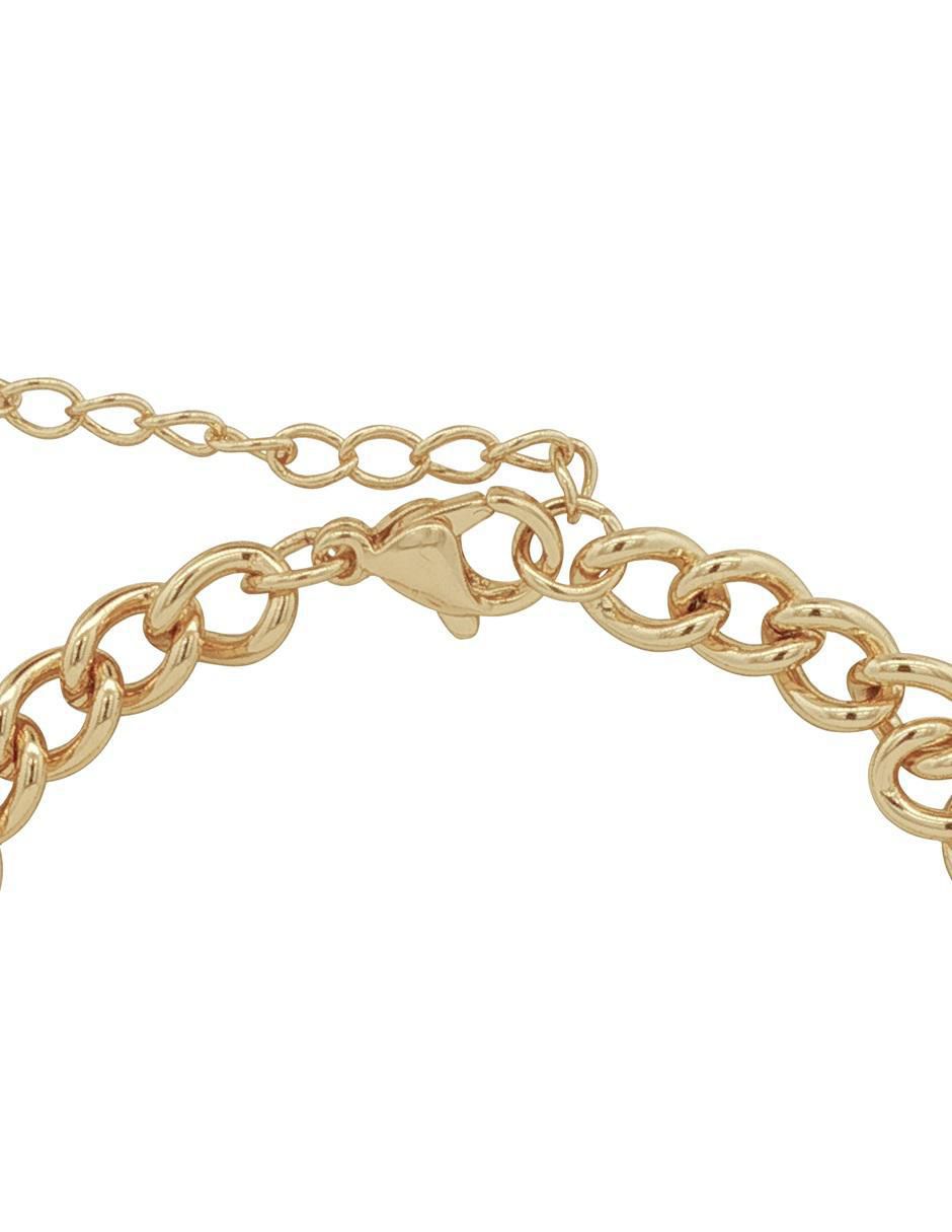 Pulsera 18 K con acabado chapa de oro 2