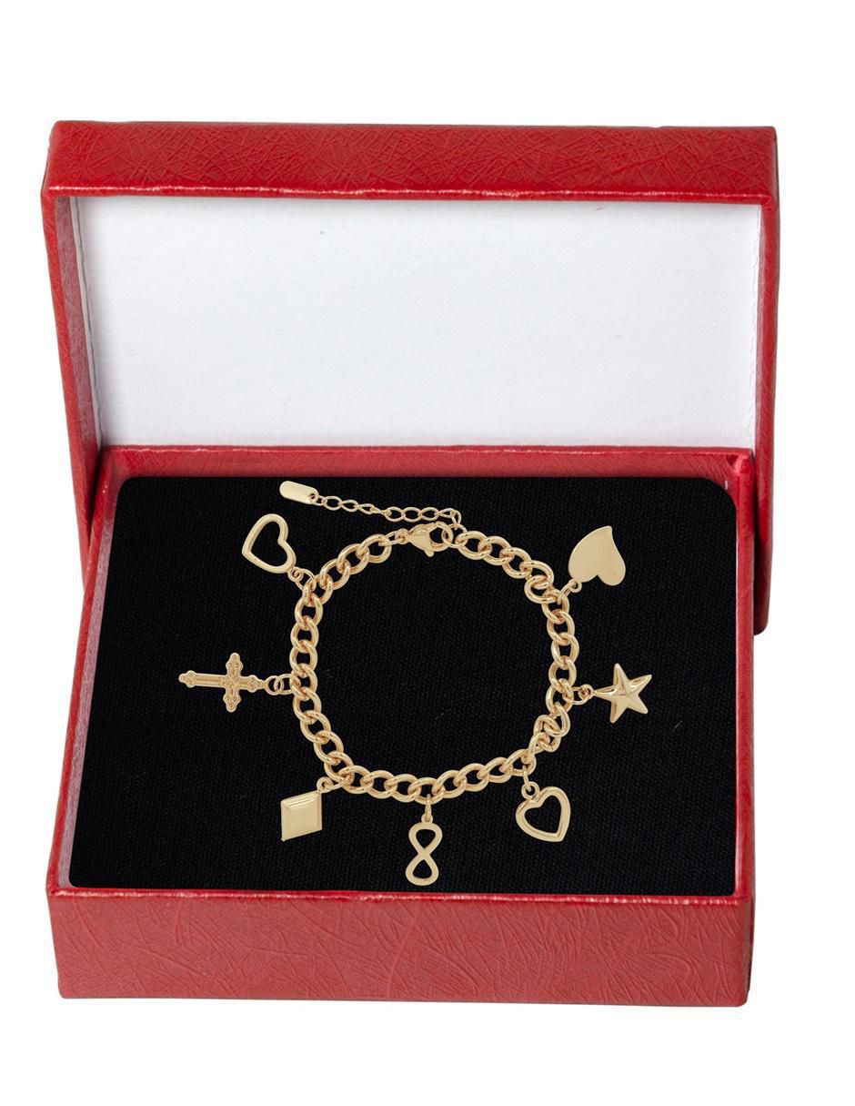 Pulsera 18 K con acabado chapa de oro 4