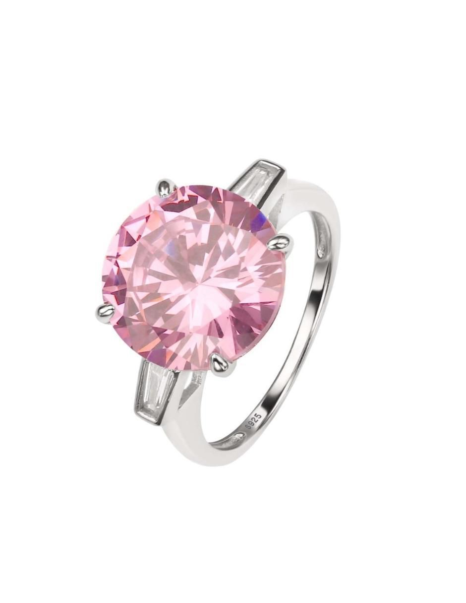 Anillo con gema Luxury P 925 de plata zirconia pulido 2