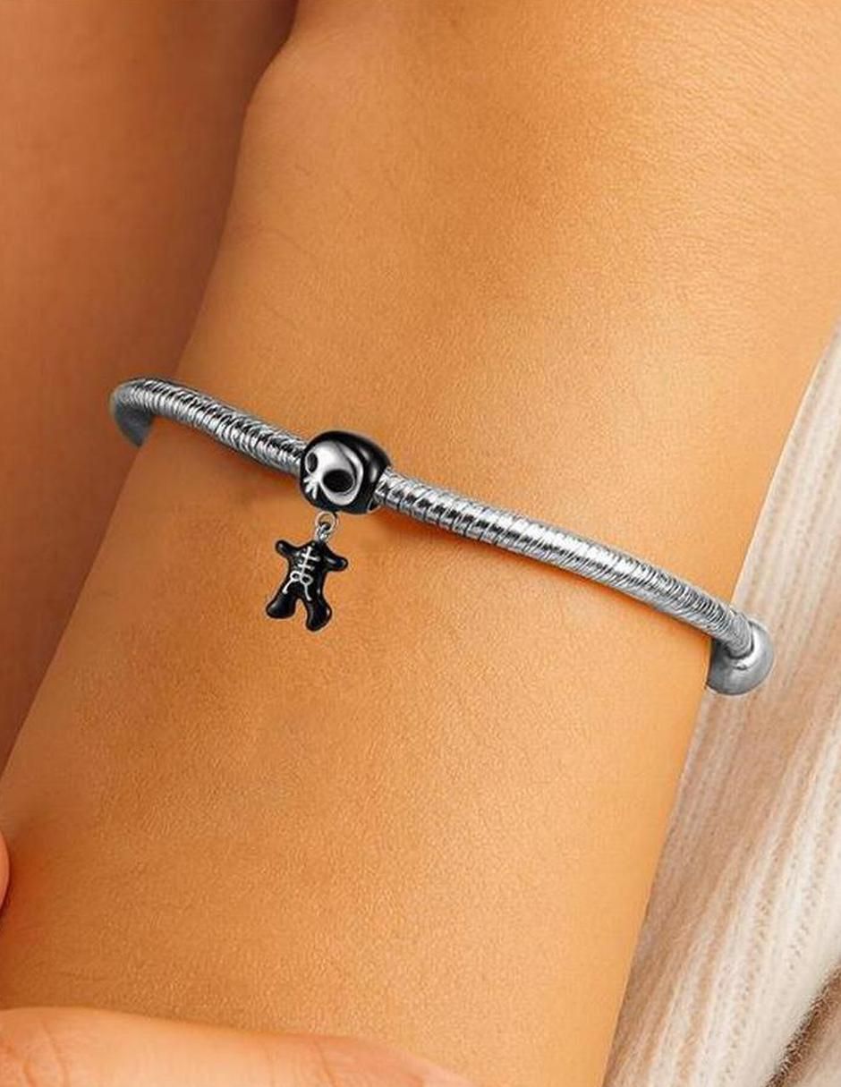 Charm de calavera halloween de plata P 925 3