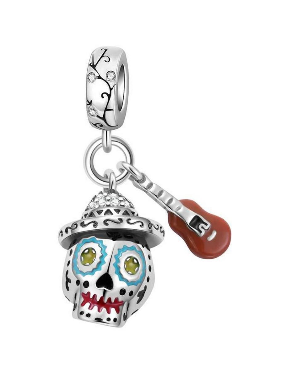 Charm de cráneo de plata P 925