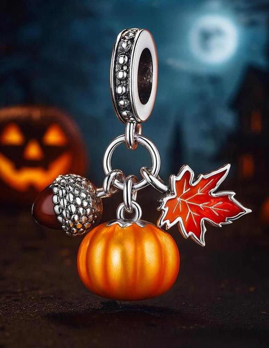 Charm de calabaza de plata P 925 5