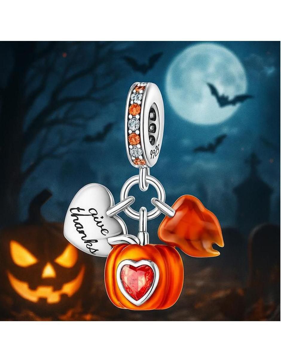 Charm de calabaza de plata P 925 4