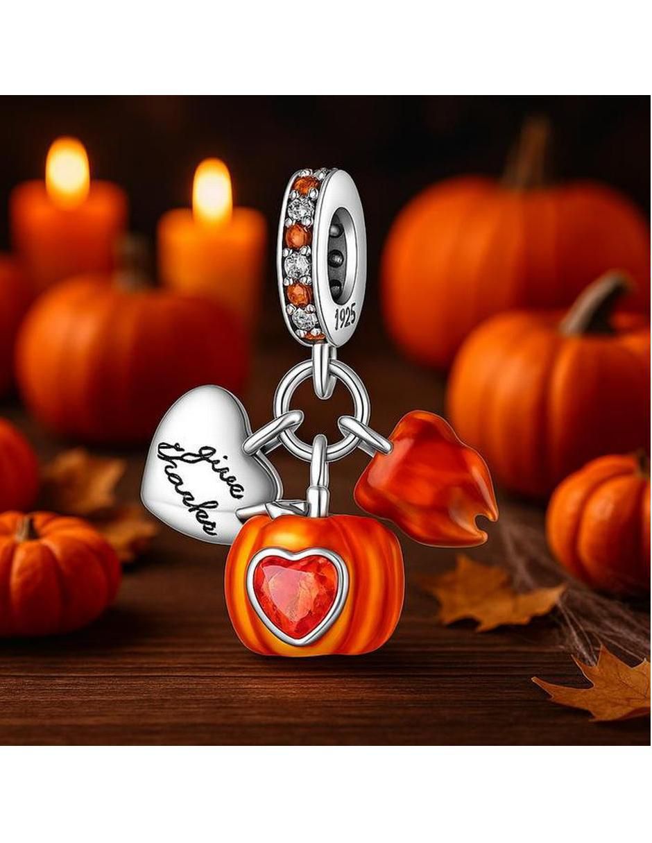 Charm de calabaza de plata P 925 5