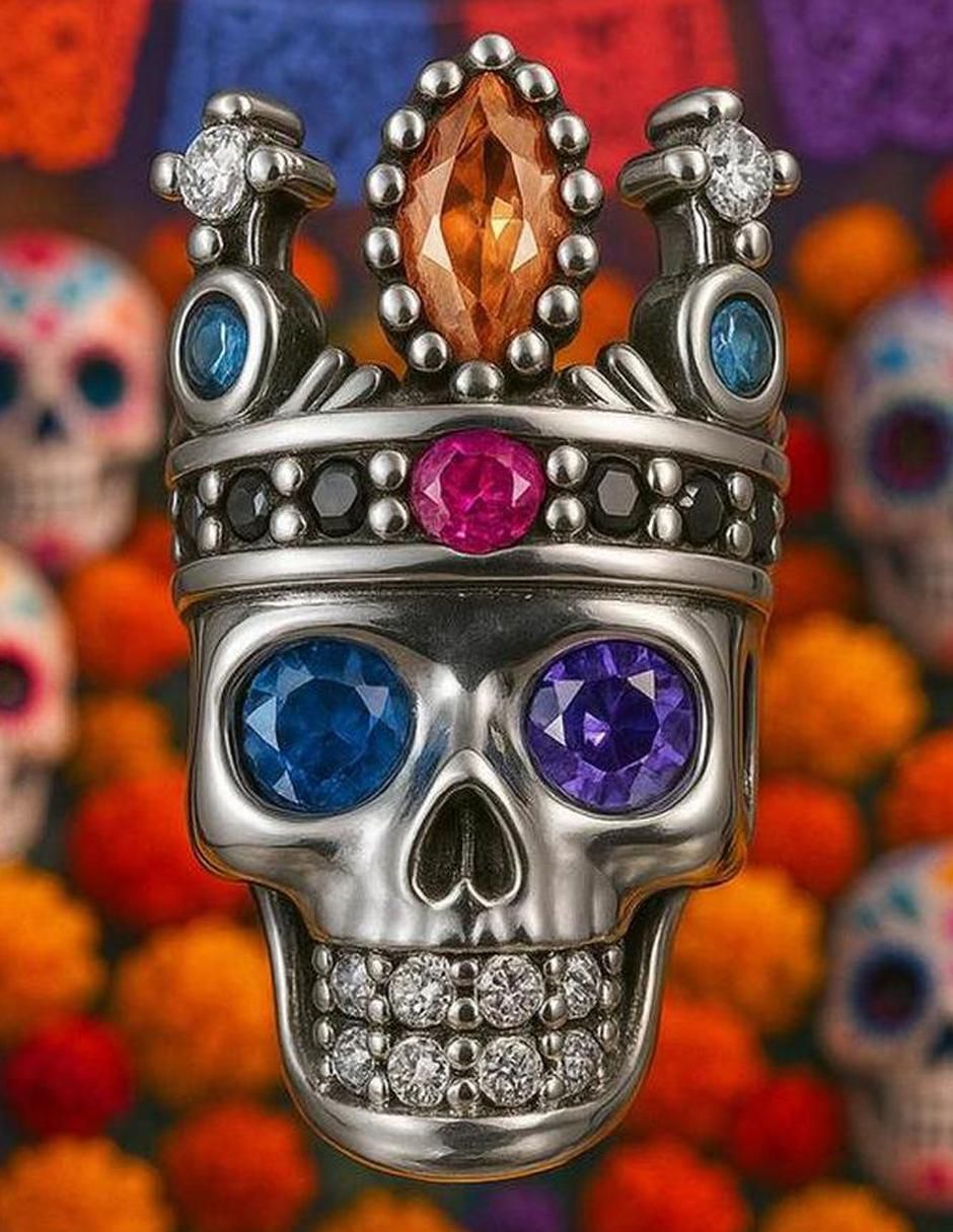 Charm de calavera P 925 3