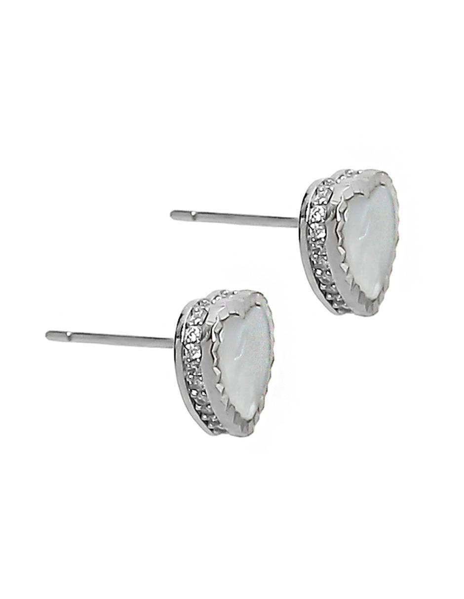 Set de collar y aretes de plata P 925 circonita 3