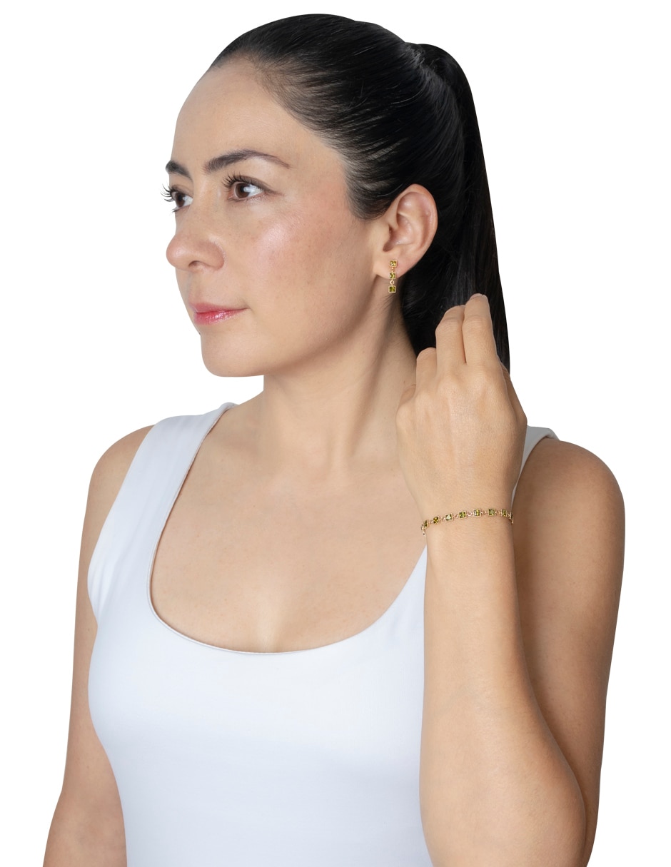 Aretes y pulsera 4