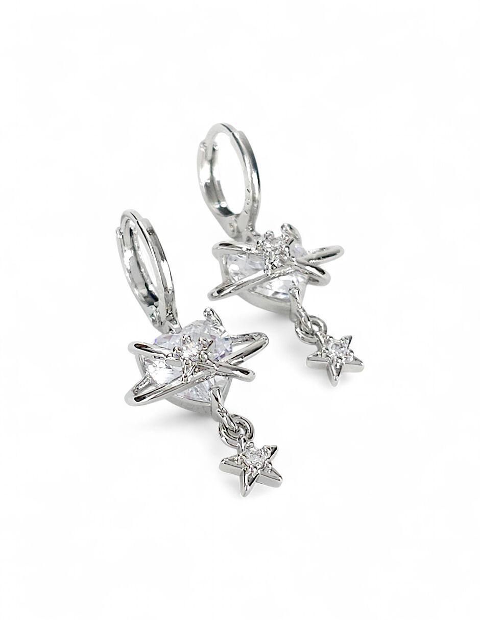 Aretes y collar zirconia 6