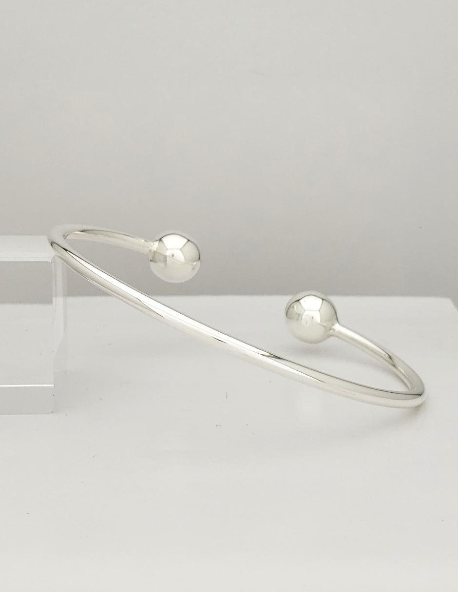 Brazalete de plata p 925 con acabado brillante 2