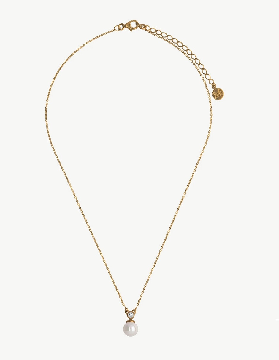 Collar con dije Selene de plata P 925