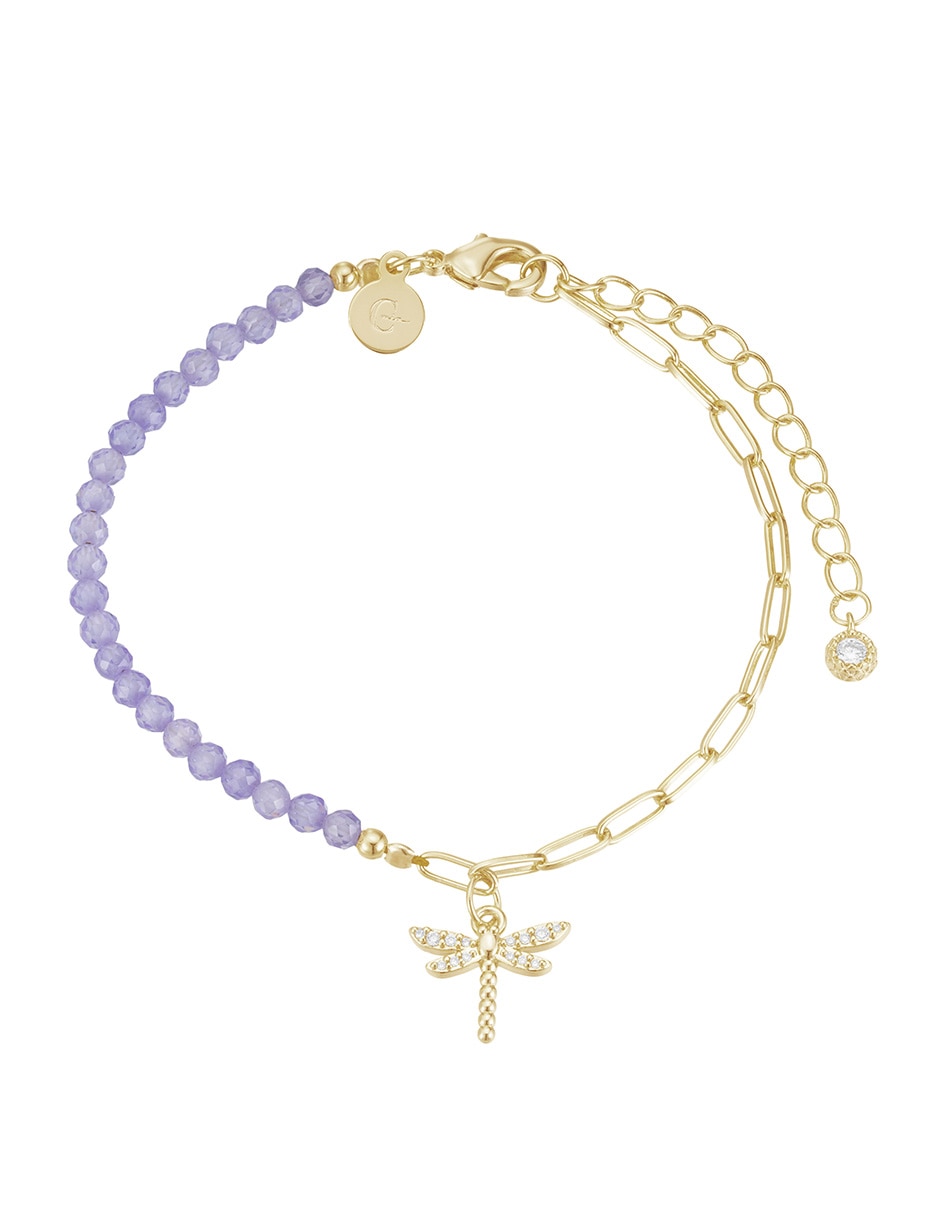 Pulsera Golden Circonias