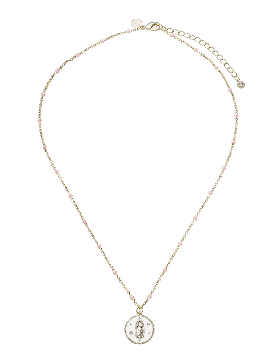 Collar de virgen de baño de oro 14 K 2