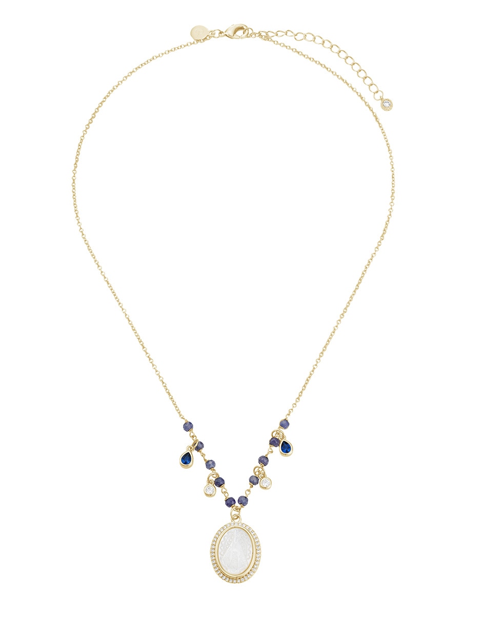 Collar de virgen de baño de oro 14 K 2