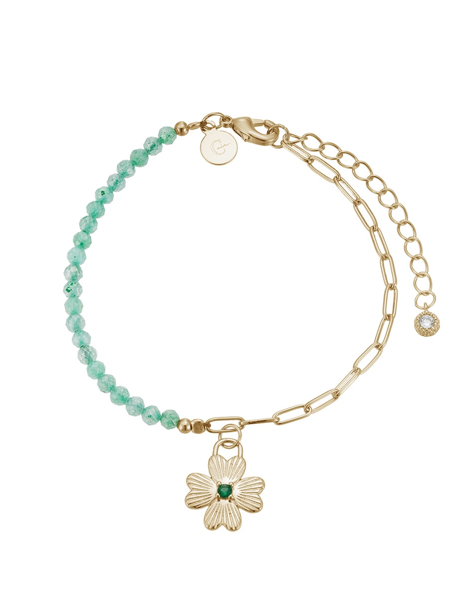 Pulsera Golden Circonias