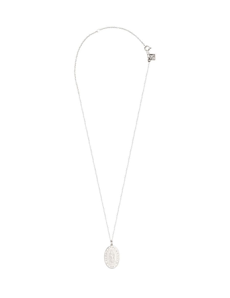 Collar con dije de virgen Nube de plata P 925 2