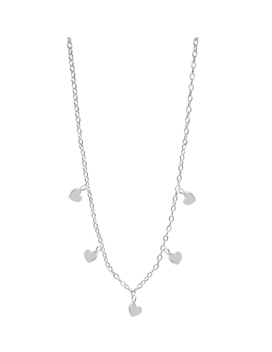 Collar de corazón de plata P 925