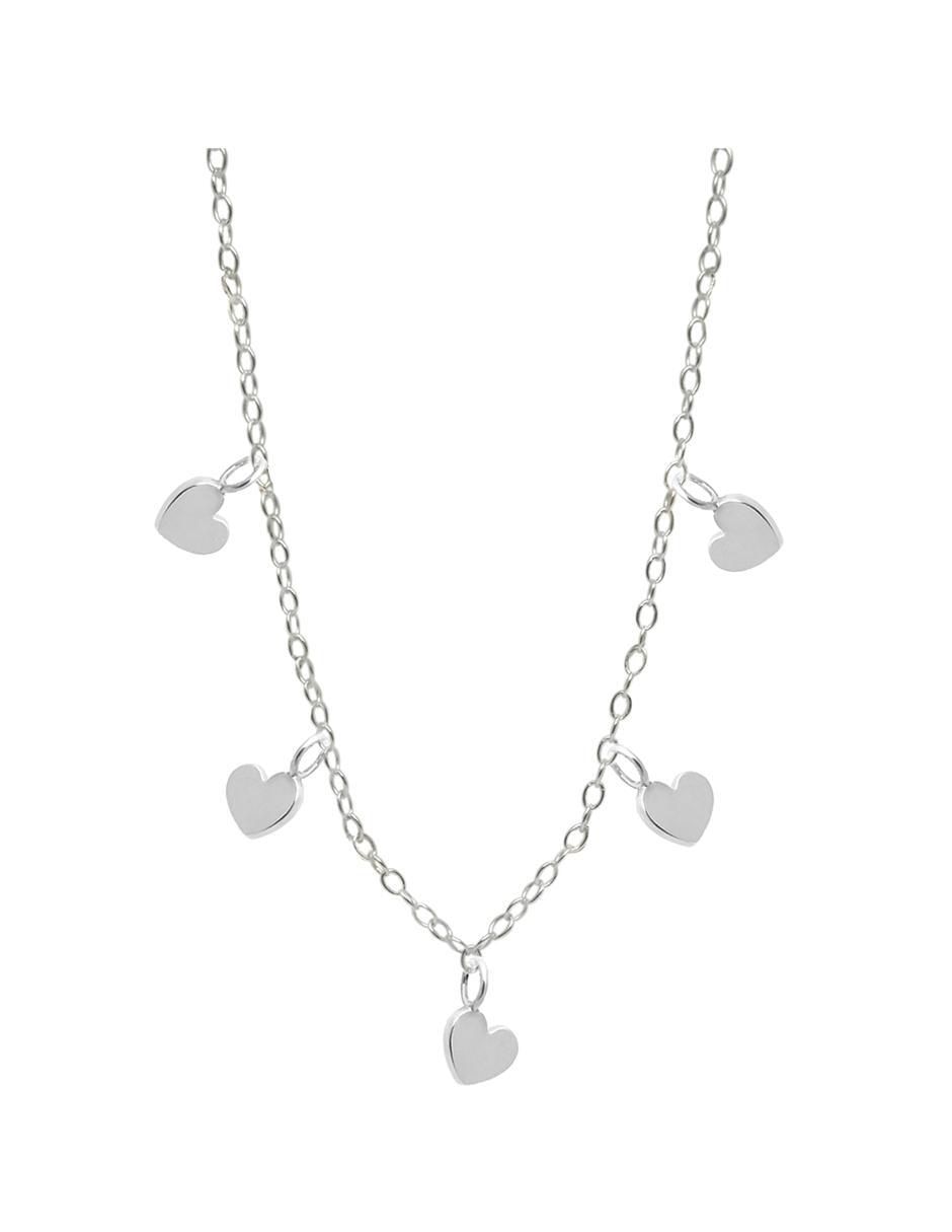Collar de corazón de plata P 925 2