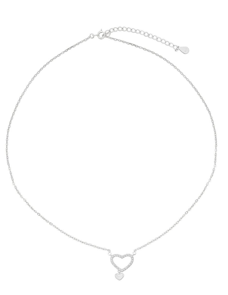 Gargantilla de corazón de plata P 925 3