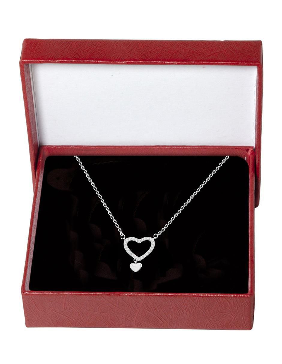 Gargantilla de corazón de plata P 925 4