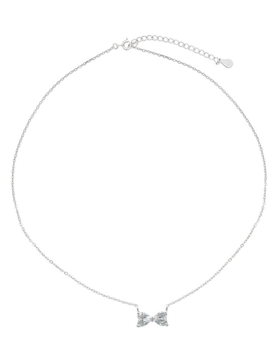 Gargantilla de moño de plata P 925 3
