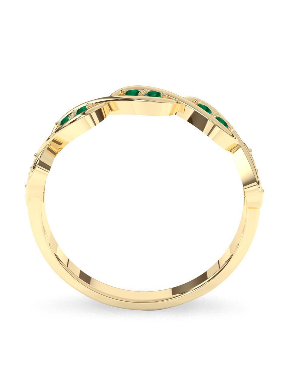 Anillo "de (si aplica)" redondo amelie joyas sin coleccion no aplica 10 k "de" oro esmeralda pulido