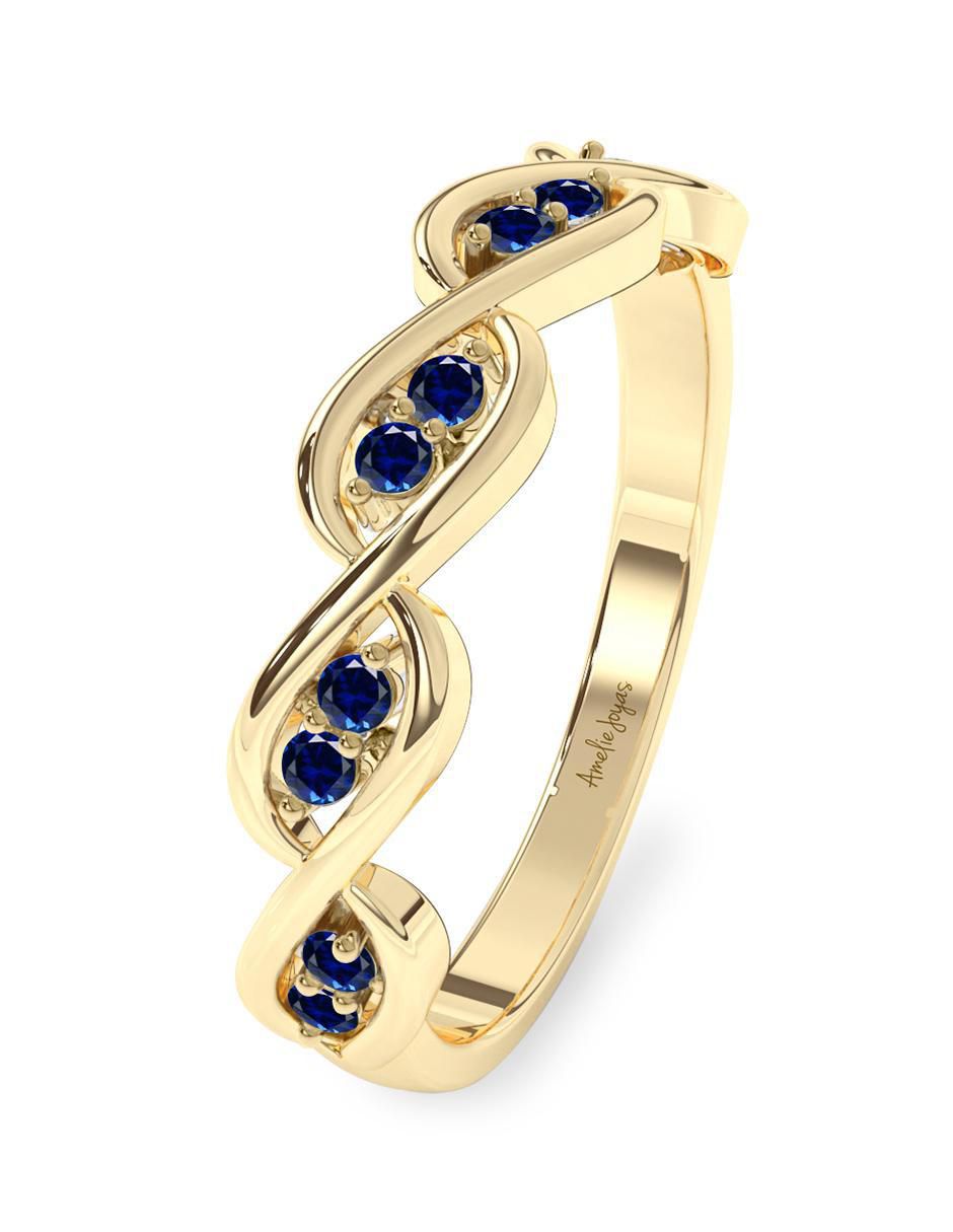 Anillo "de (si aplica)" redondo amelie joyas sin coleccion no aplica 10 k "de" oro sin gema pulido