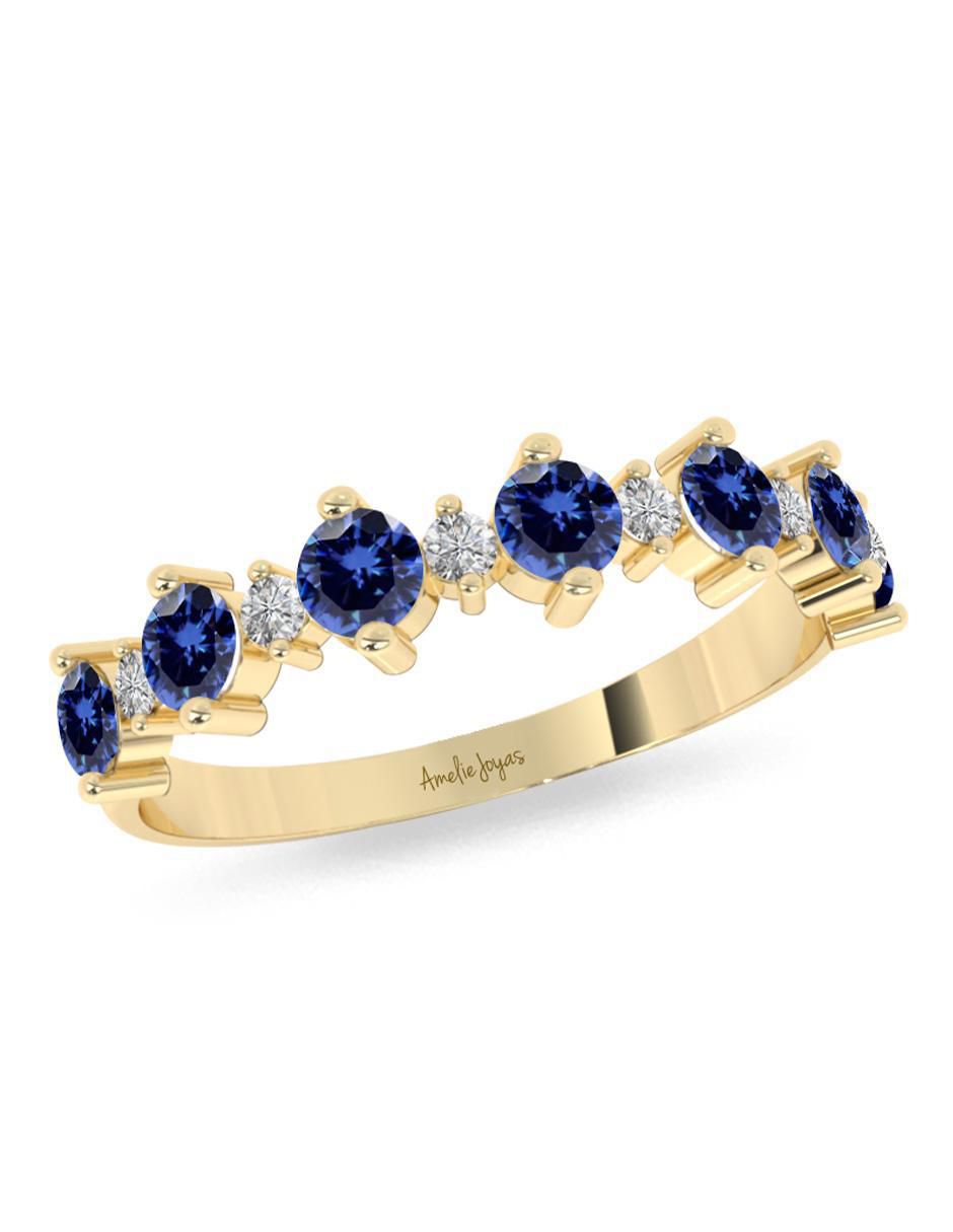 Anillo "de (si aplica)" redondo amelie joyas sin coleccion no aplica 10 k "de" oro sin gema pulido
