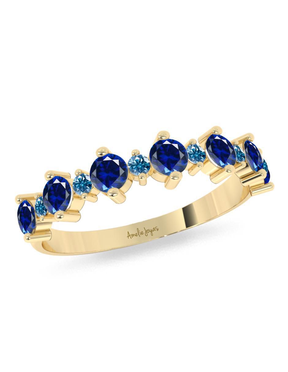 Anillo "de (si aplica)" redondo amelie joyas sin coleccion no aplica 10 k "de" oro sin gema pulido