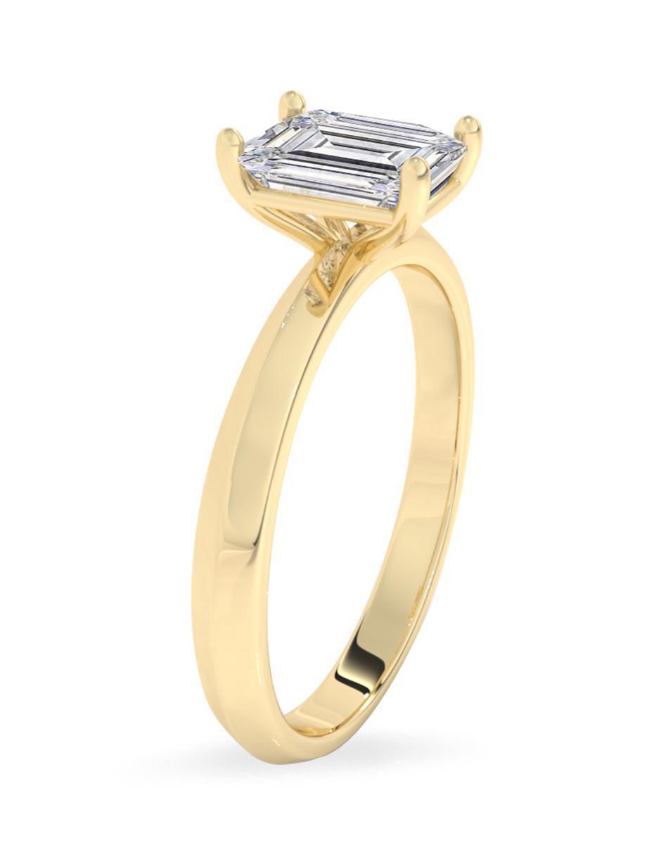 Anillo "de (si aplica)" octagonal amelie joyas sin coleccion no aplica 10 k "de" oro sin gema pulido