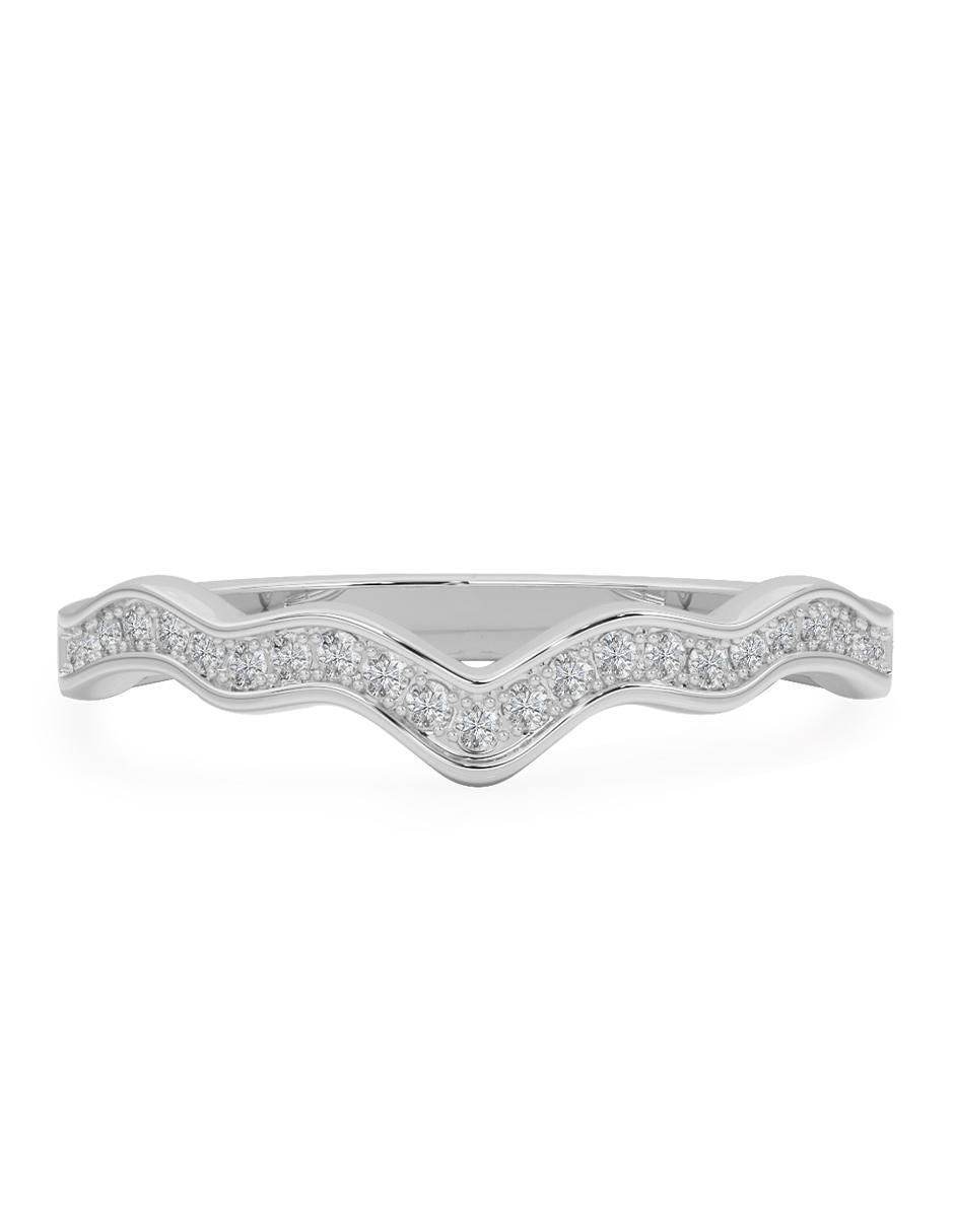 Churumbela 14 k de oro zirconia pulido