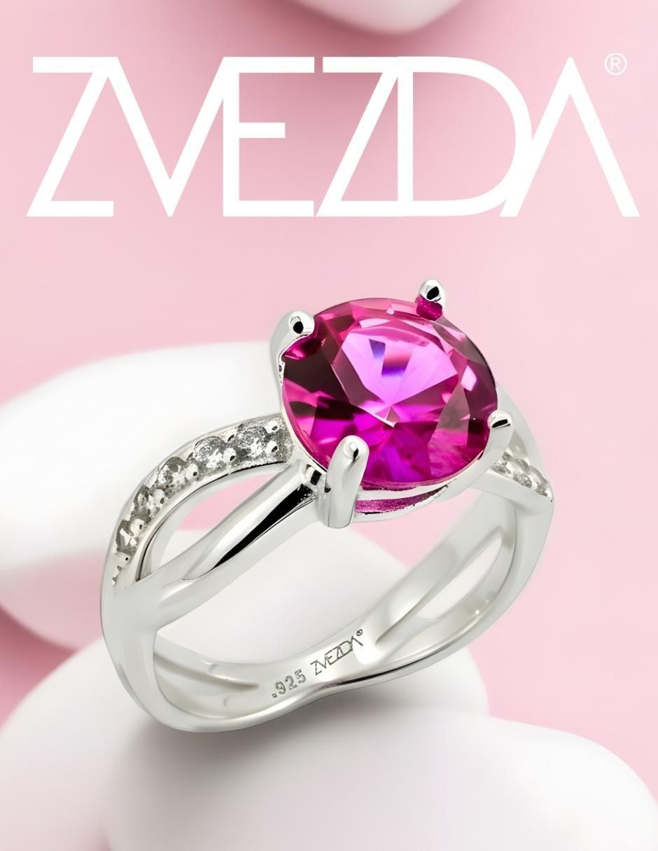 Anillo Élan P 925 de plata circonita brillante 3