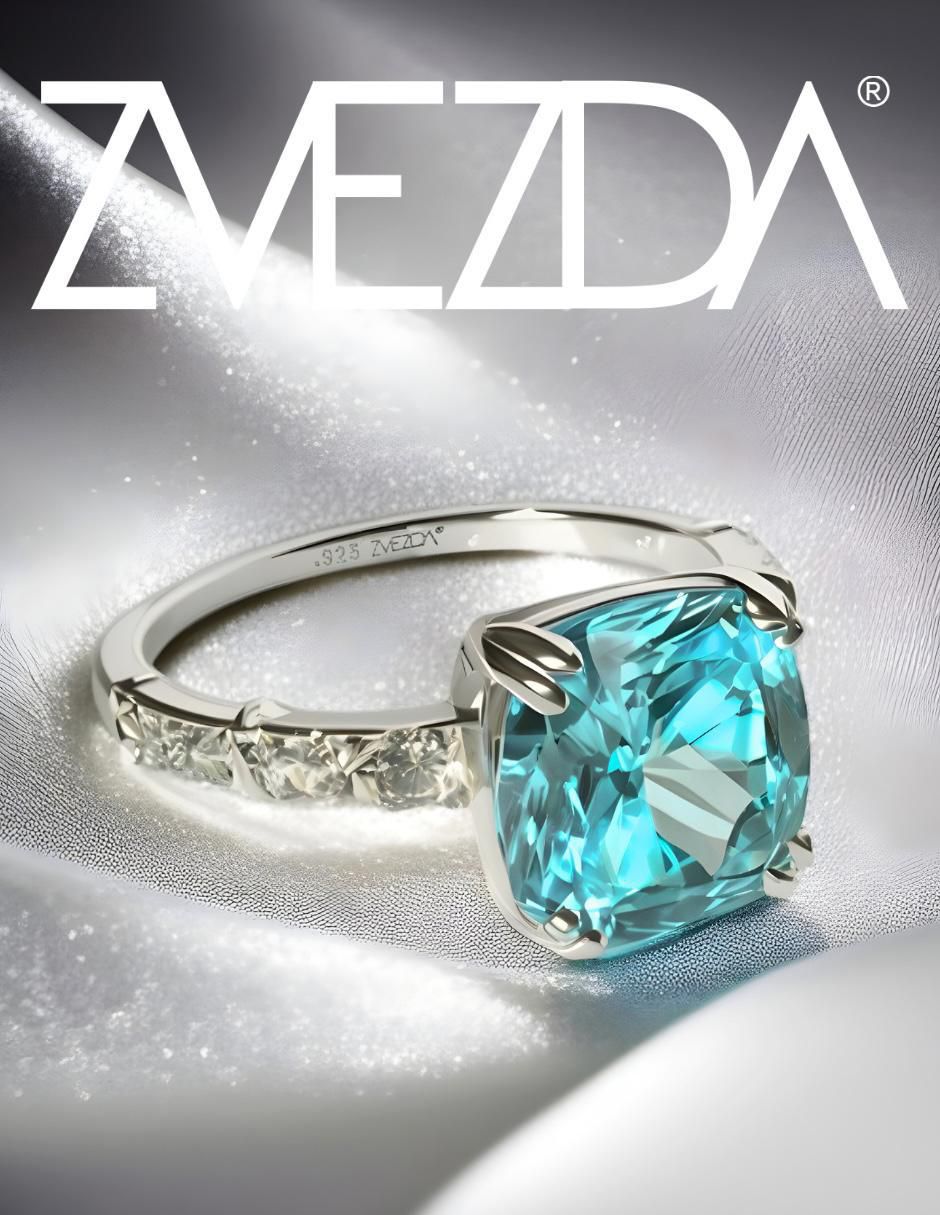 Anillo de cushion Élan P 925 de plata circonita brillante 2