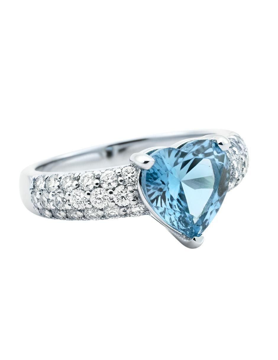 Anillo de corazón Élan P 925 de plata circonita brillante 4