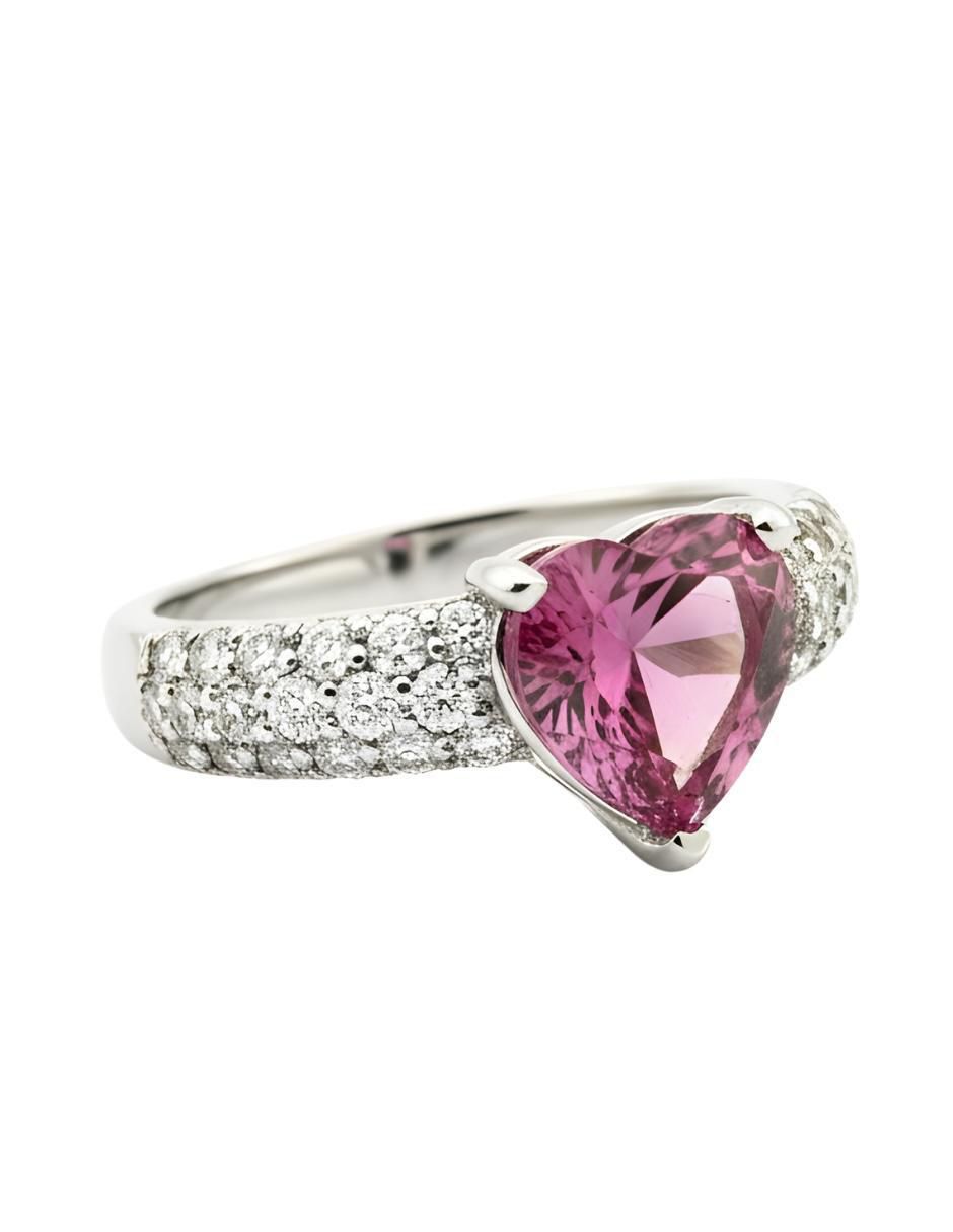 Anillo de corazón Élan P 925 de plata circonita brillante 3
