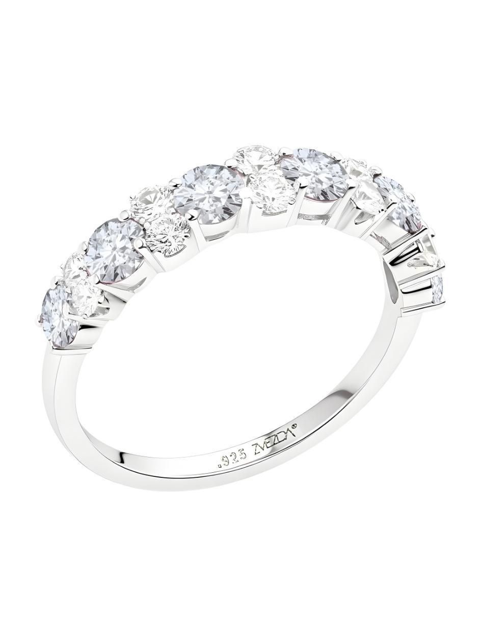 Anillo Élan P 925 de plata circonita brillante 3