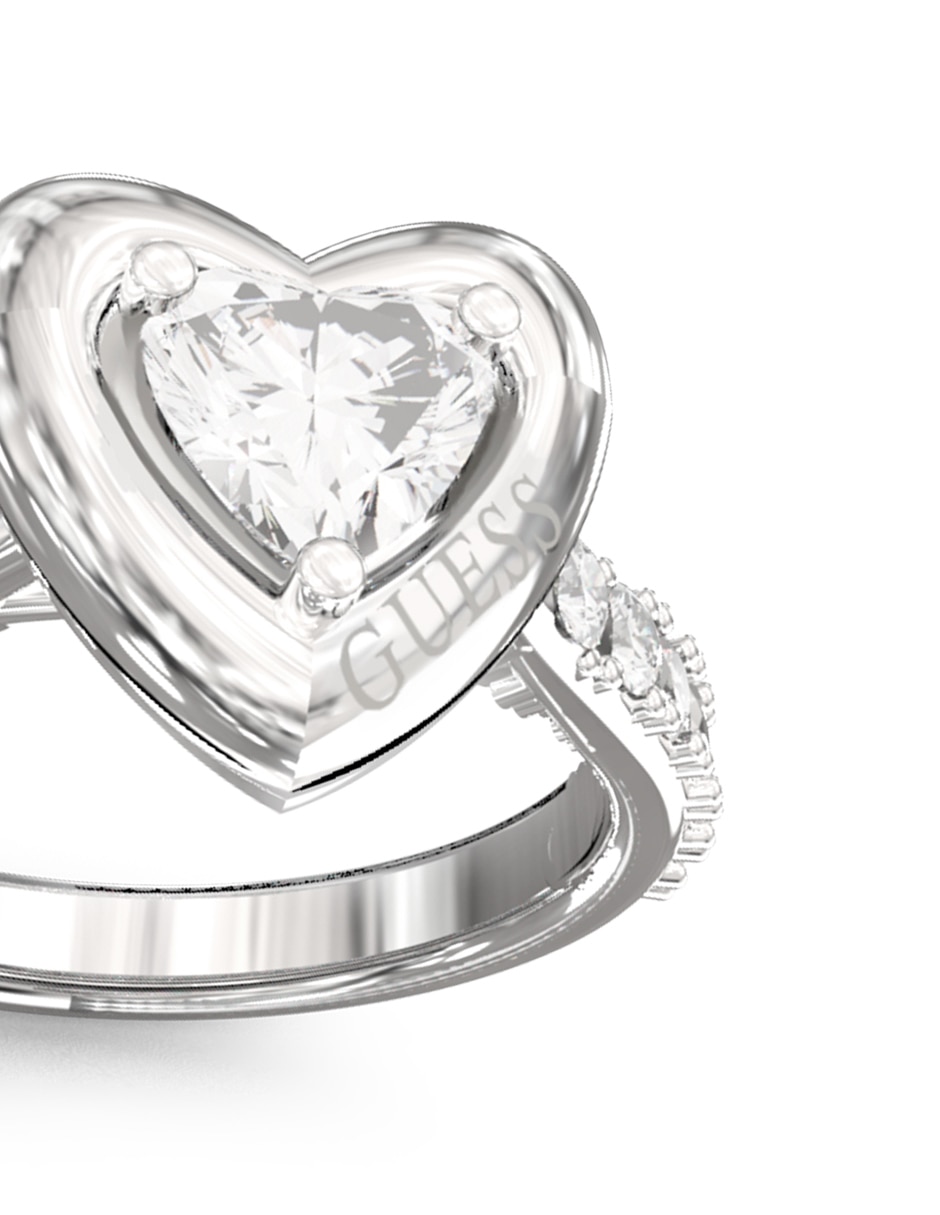 Anillo de corazón Beloved circonita pavé 3