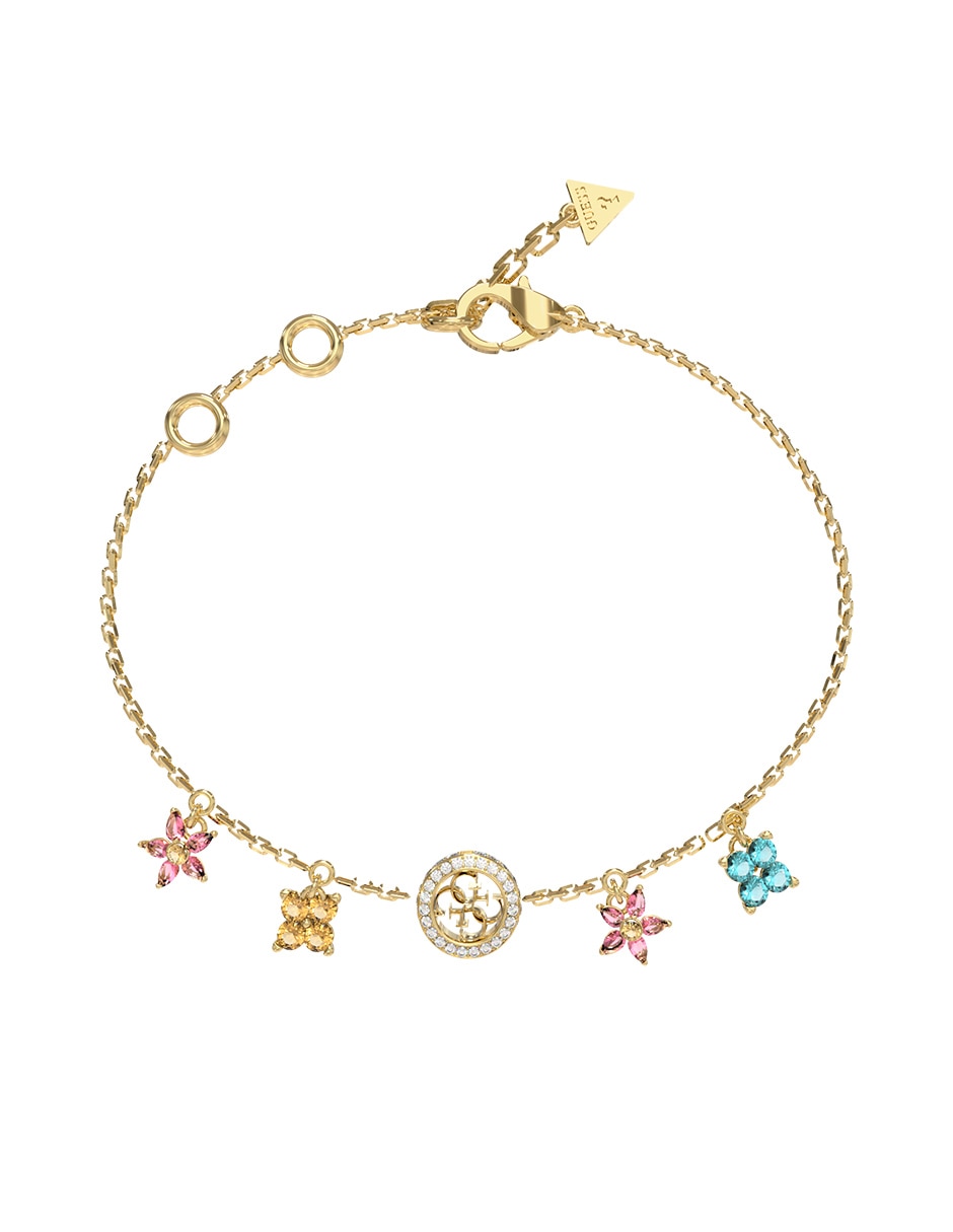 Brazalete con circonita Secret garden con acabado pavé