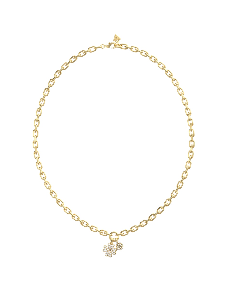Collar de flor Love Bites de acero inoxidable
