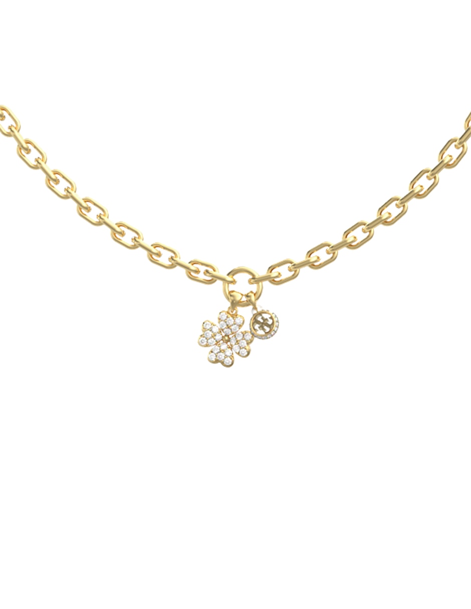 Collar de flor Love Bites de acero inoxidable 2