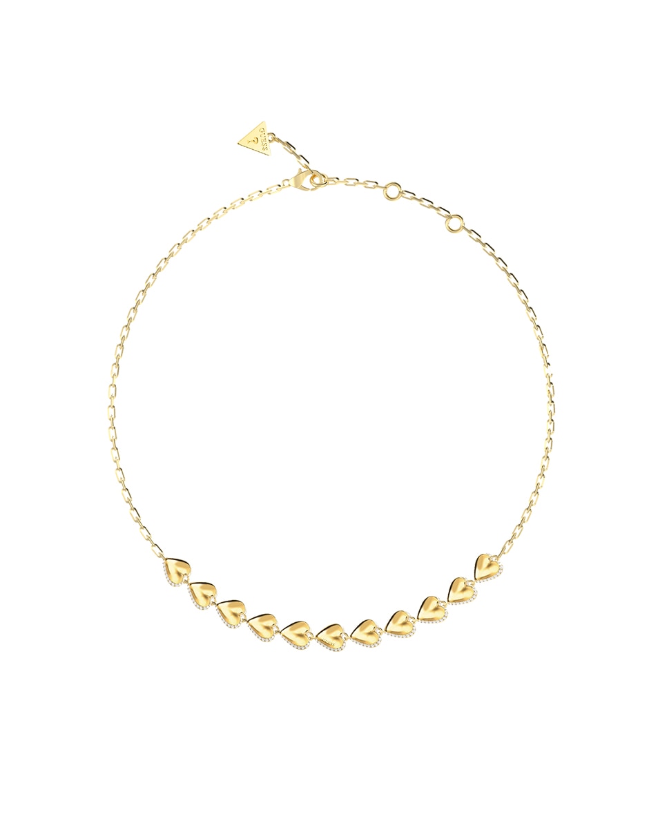 Collar de corazón de acero inoxidable