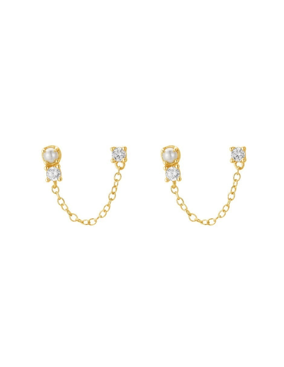 Piercing Classic Revisite de plata P 925 con acabado liso cristal 1
