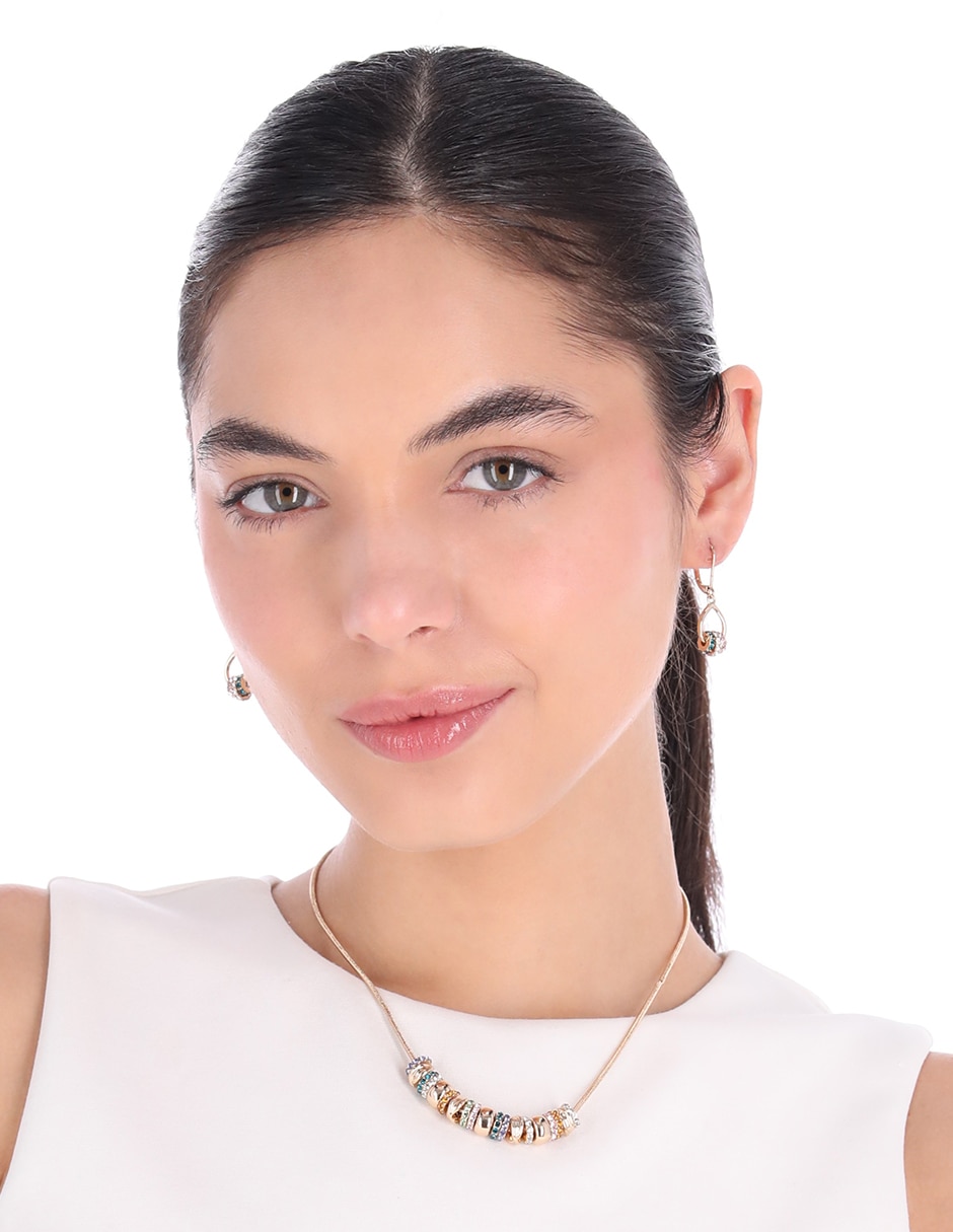 Aretes y collar Full color boxed 2