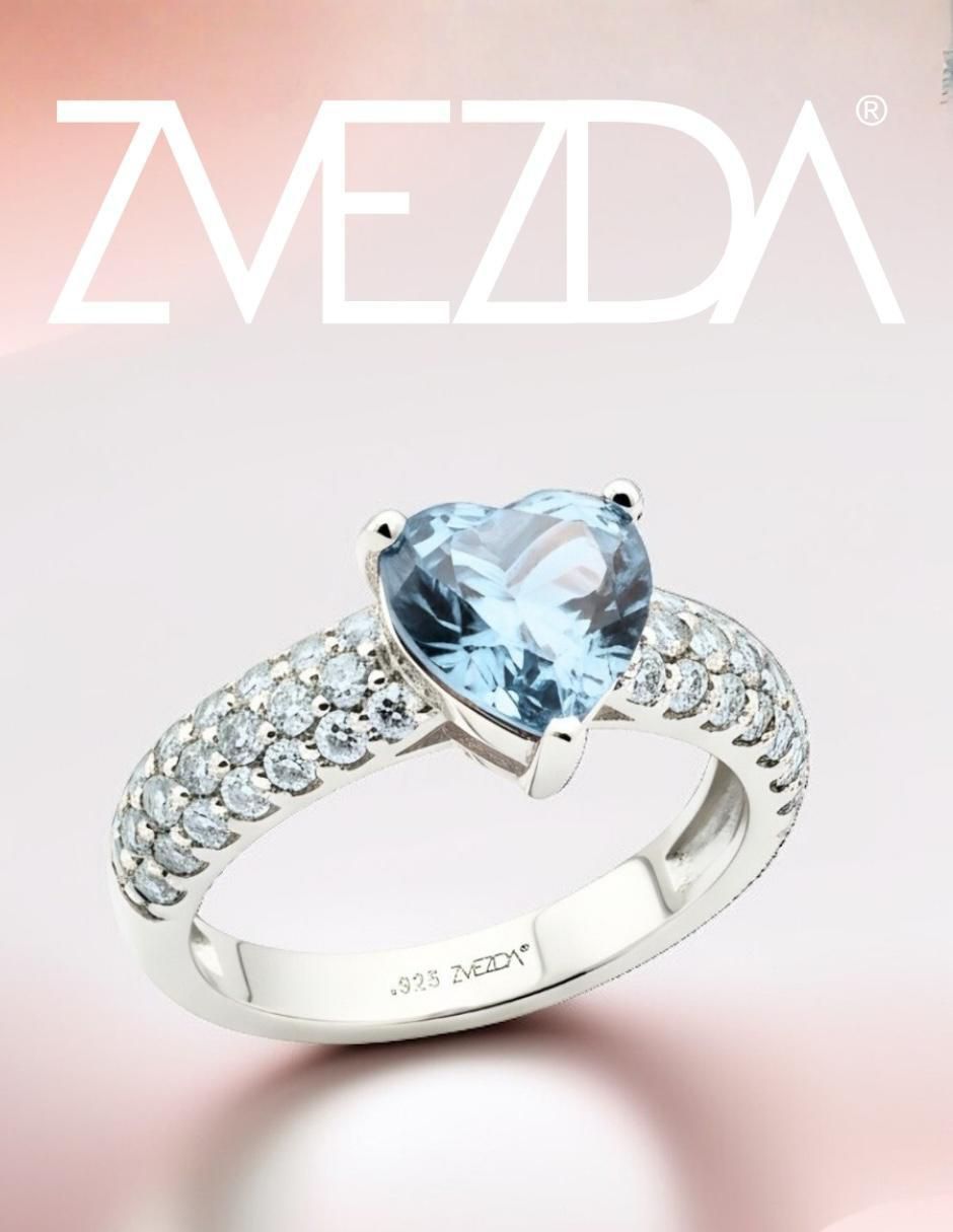 Anillo de corazón Élan P 925 de plata circonita brillante 2