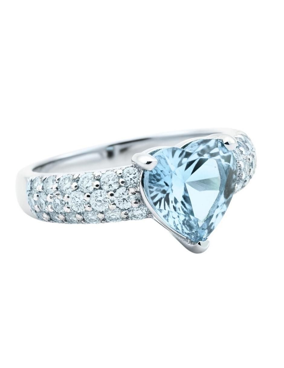 Anillo de corazón Élan P 925 de plata circonita brillante 3