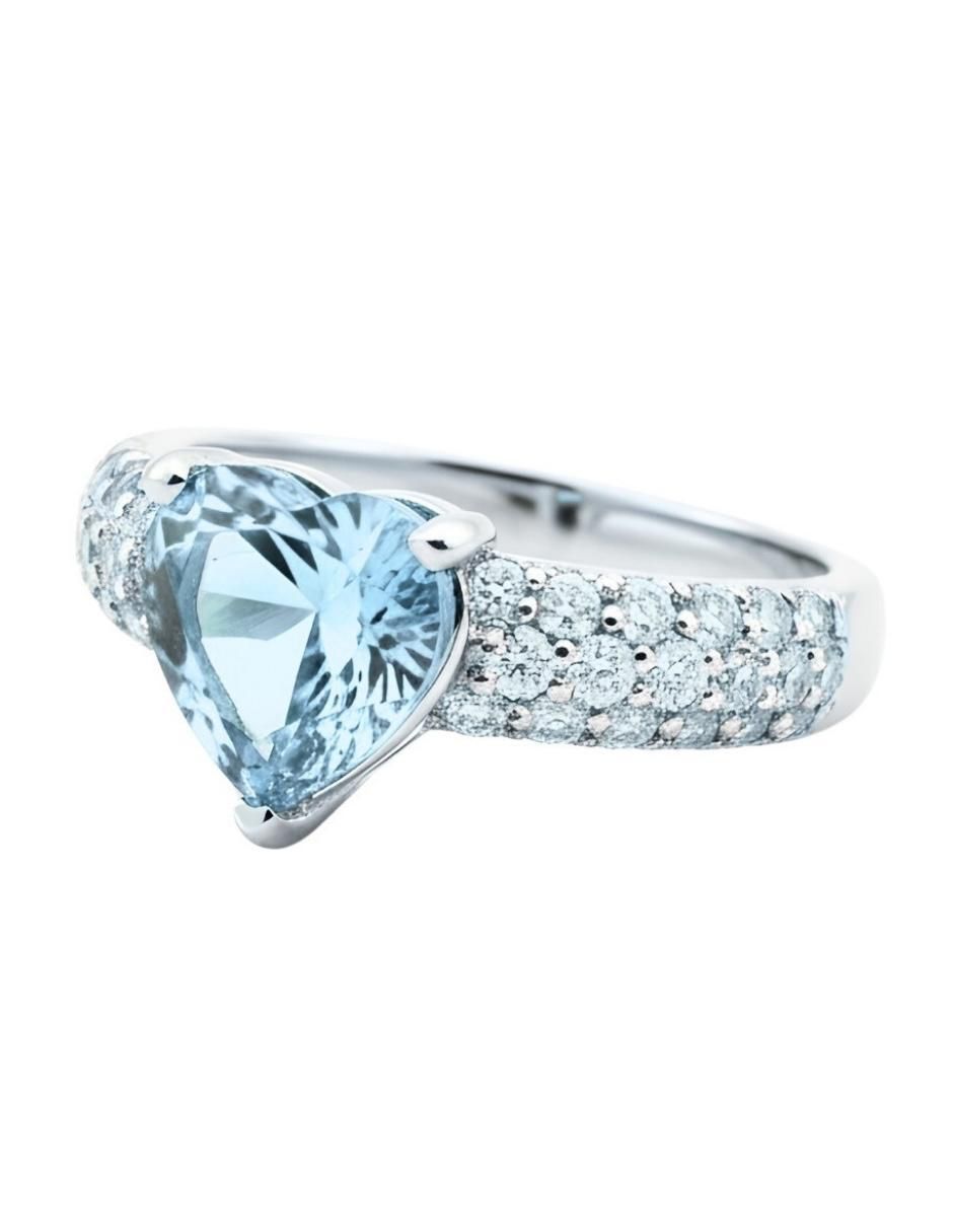 Anillo de corazón Élan P 925 de plata circonita brillante 4