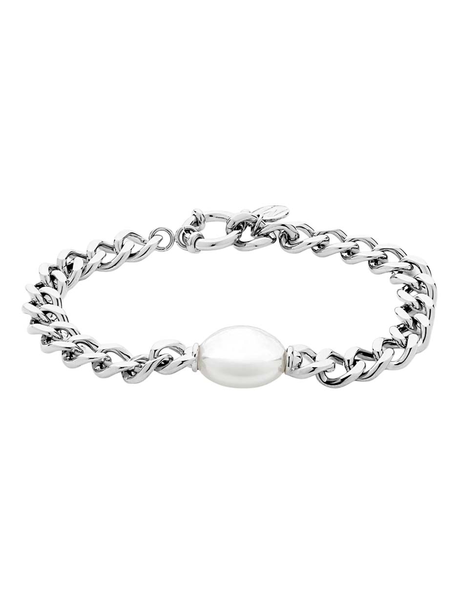 Brazalete con perla Puffy con acabado brillante 2