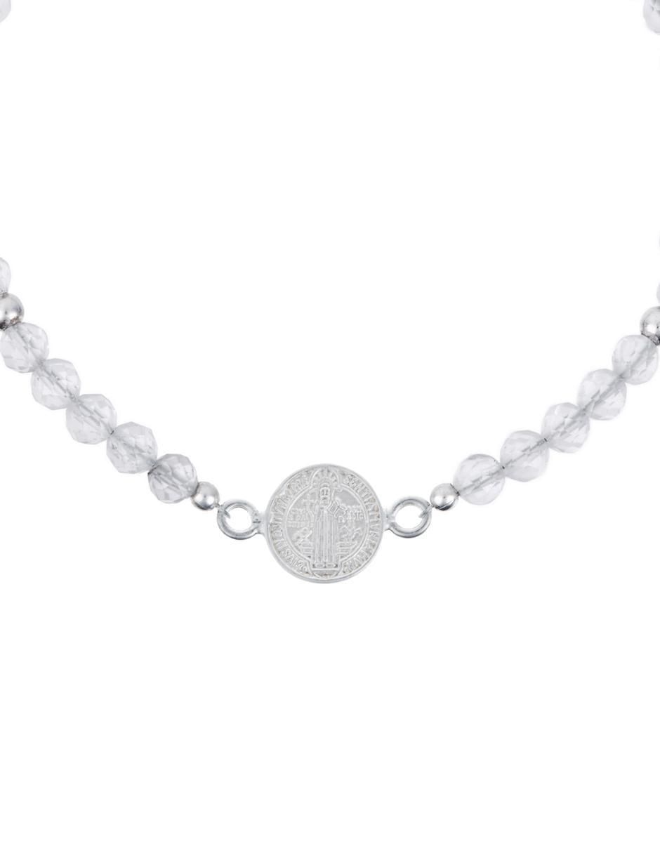 Pulsera de plata p 925 con acabado brillante 2