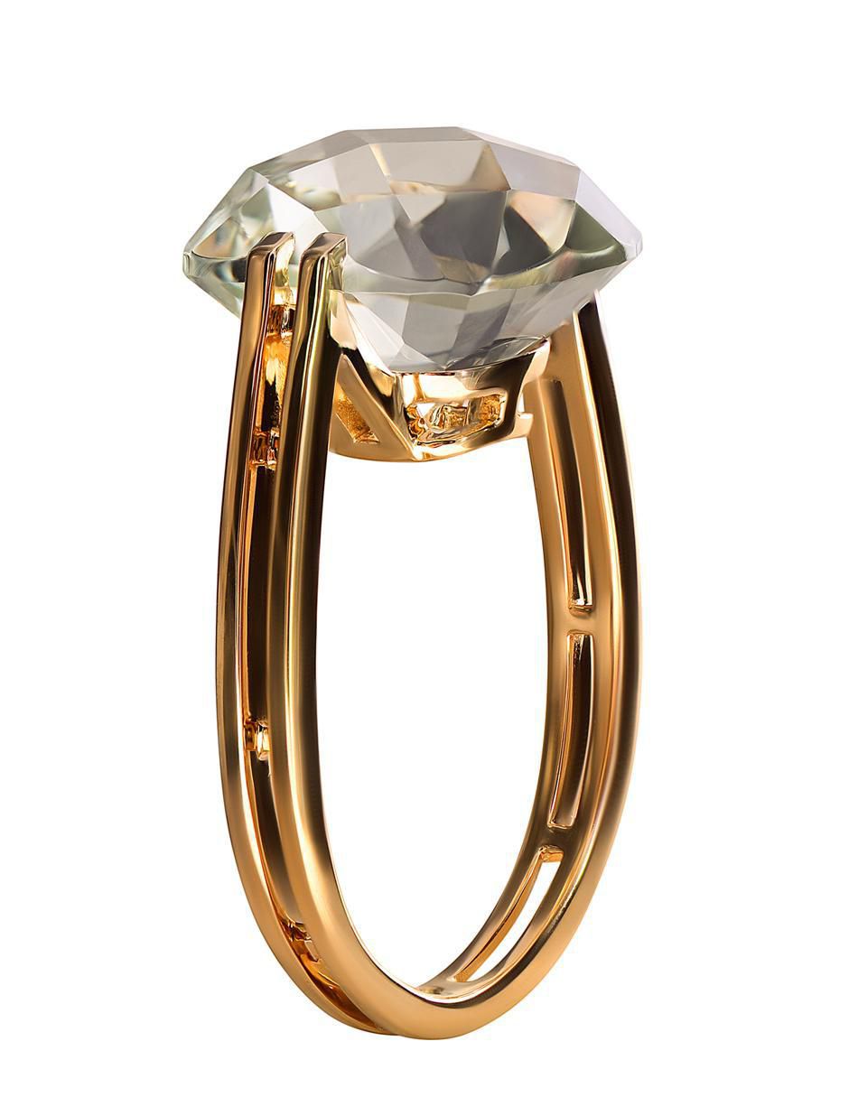 Anillo 14 k de oro amatista 2