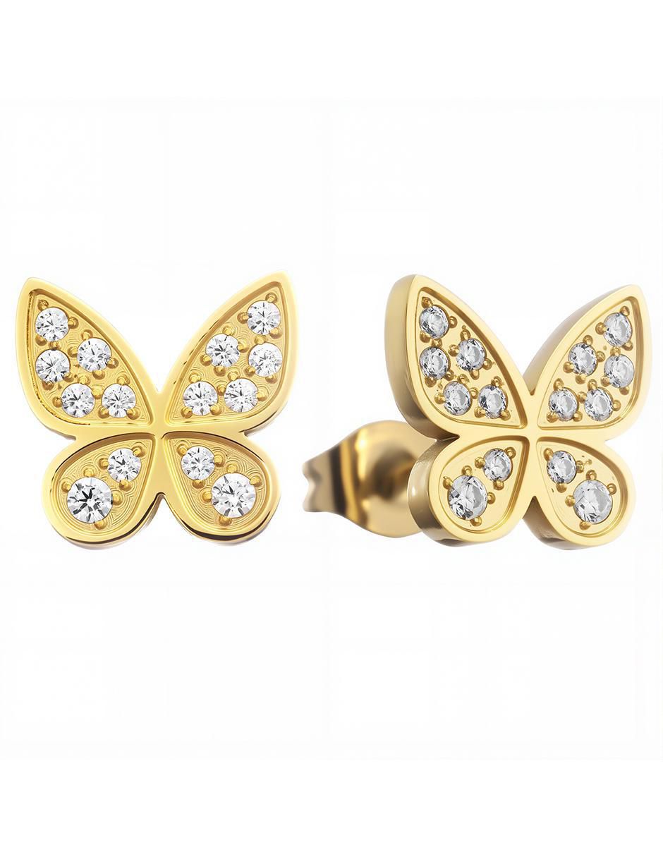 Set de collar y aretes Ladies Gold de zirconia 5