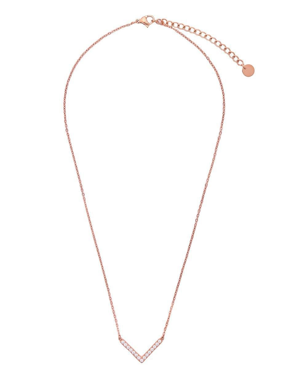Set de collar y aretes Rose Essence zirconia 4
